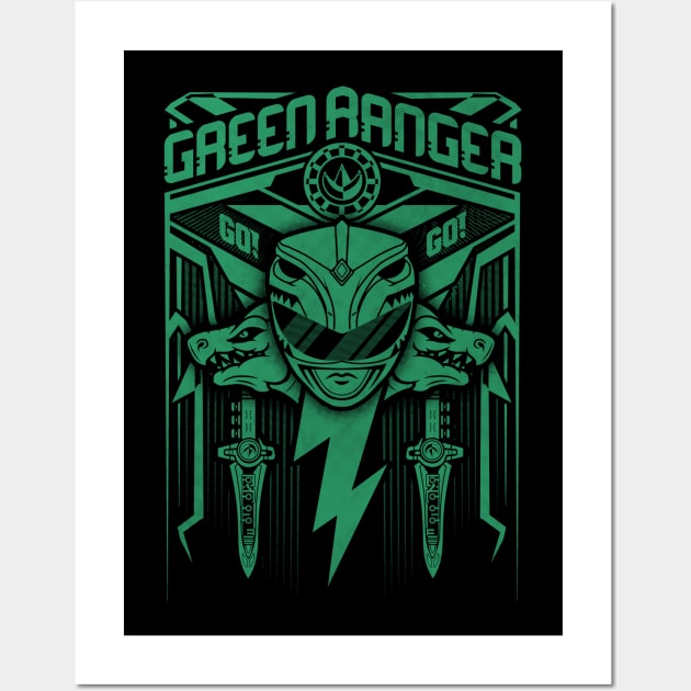 Green Ranger Wall Art by Arinesart